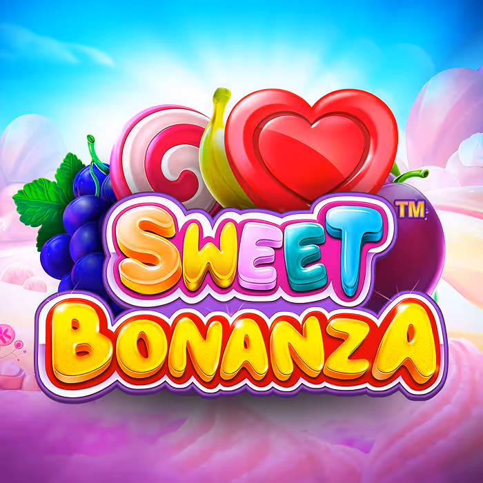 Sweet Bonanza slot with vibrant candy symbols and multiplier features