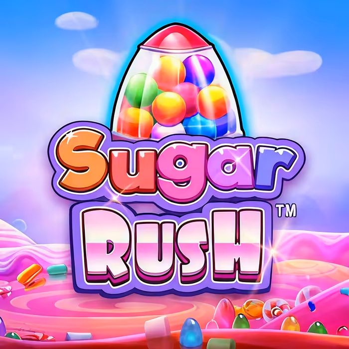 Sugar Rush slot with sweet treats and cluster pay mechanics